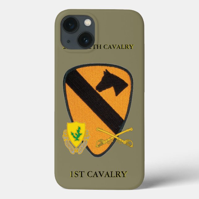 2ND BATTALION 12TH CAVALRY 1ST CAVALRY CASE (Back)