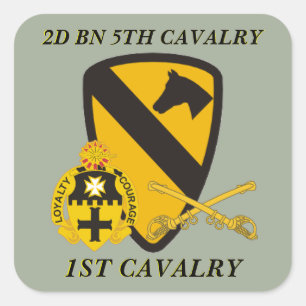2ND BATTALION 5TH CAVALRY 1ST CAVALRY STICKERS