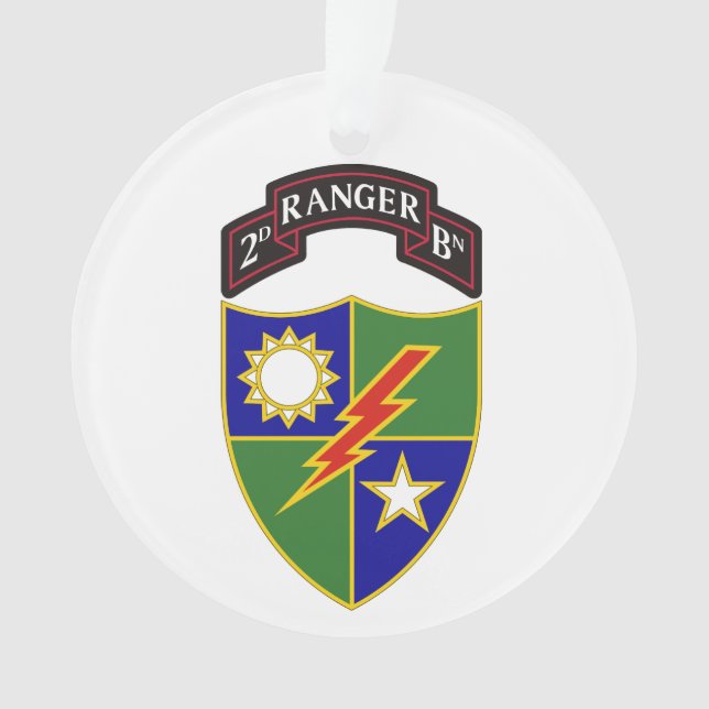 2nd Battalion - 75th Ranger Regiment Ornament (Front)