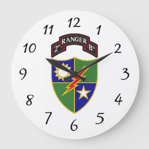 2nd Battalion - 75th Ranger Regiment - Wall Clock