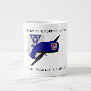 2ND BATTALION (ABN) 503RD INFANTRY JUMBO MUG