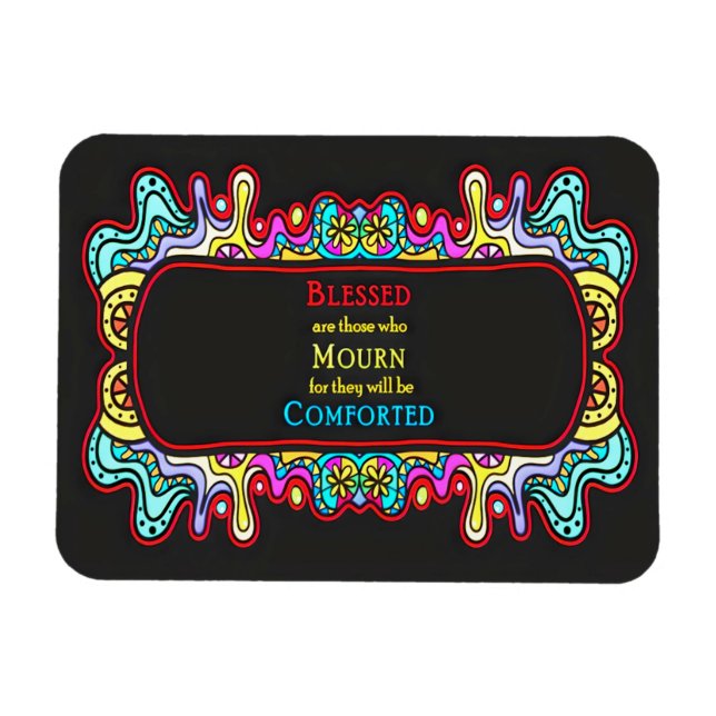 2nd Beatitude  - Those Who Mourn Magnet (Horizontal)