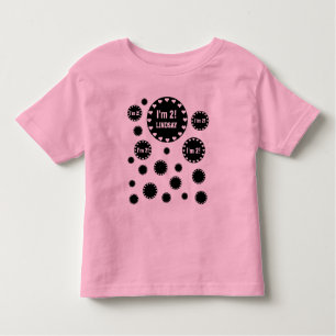2nd Birthday 2 Year Old Fun Bubbles V06C Toddler T-Shirt