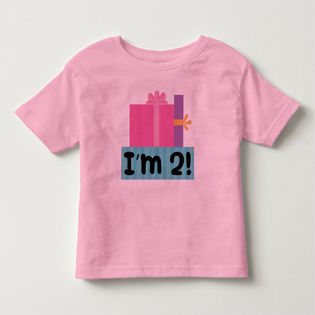2nd Birthday 2 Year Old Tshirt Gift (Front)