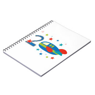 2nd Birthday Aeroplane Notebook