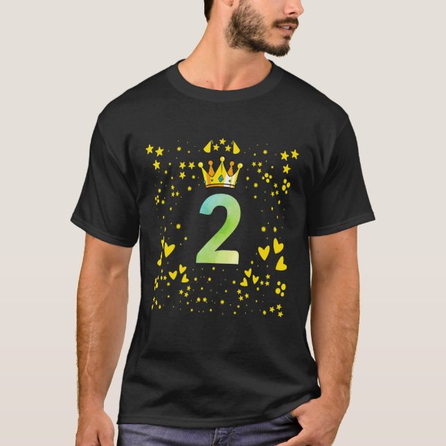 2nd birthday anniversaries T-Shirt (Front)