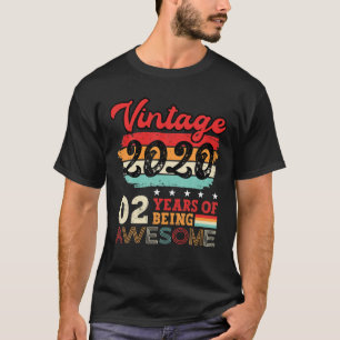 2Nd Birthday Boys Cool Bday Idea Turning 2 Year Ol T-Shirt