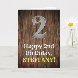 2nd Birthday: Country Western Inspired Look, Name Card