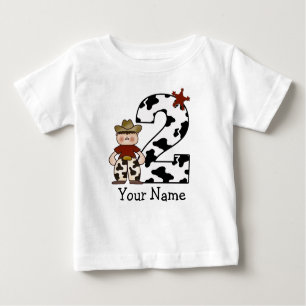 2nd Birthday Cowboy Baby T-Shirt