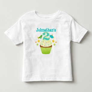 2nd Birthday Cupcake (Boys) Toddler T-Shirt