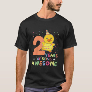 2nd Birthday Duck For Children Two Years Old T-Shirt