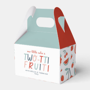 2nd birthday fruit red summer children's party fav favour box