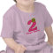 2nd Birthday Green and Pink Dot T-Shirt