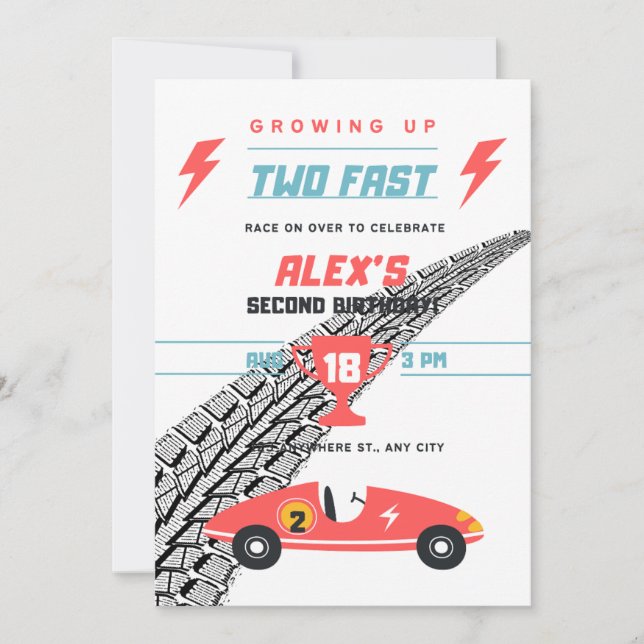 2nd Birthday Invitation (Front)