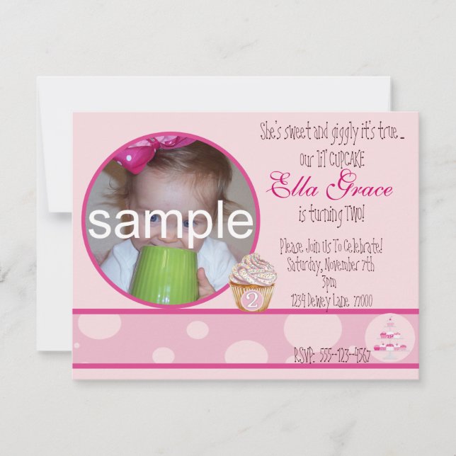 2nd Birthday Invitation (Front)