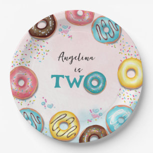 2nd birthday paper plates. plate