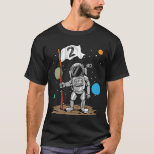 2nd Birthday Party Outer Astrology 2 Years Astrona T-Shirt