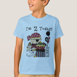 2nd  Birthday Pirate Tshirts and Gifts