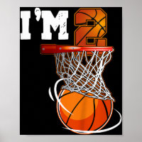 2nd Birthday Shirt Boy Basketball Kids Two Year Ol