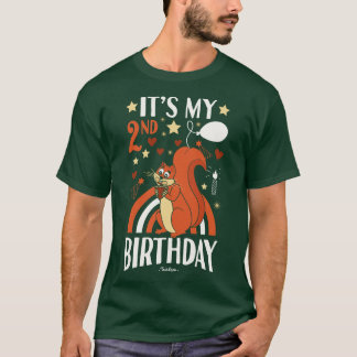 2nd Birthday Squirrel T-Shirt