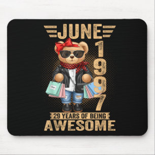 2nd birthday strawberry auntie of the two sweet mouse pad