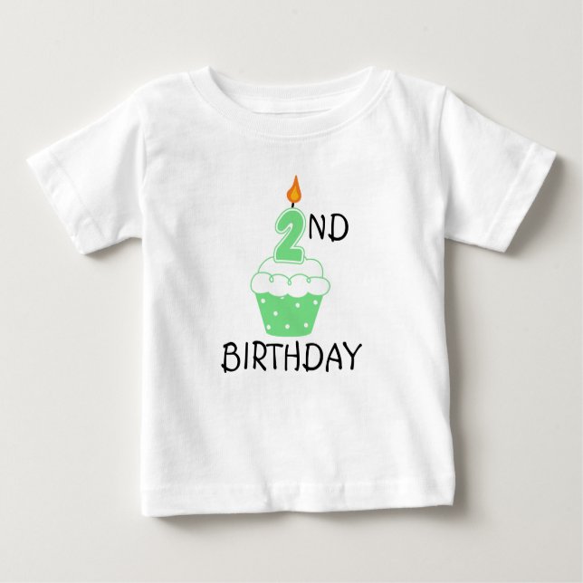 2nd Birthday T-Shirt for Kids (Front)