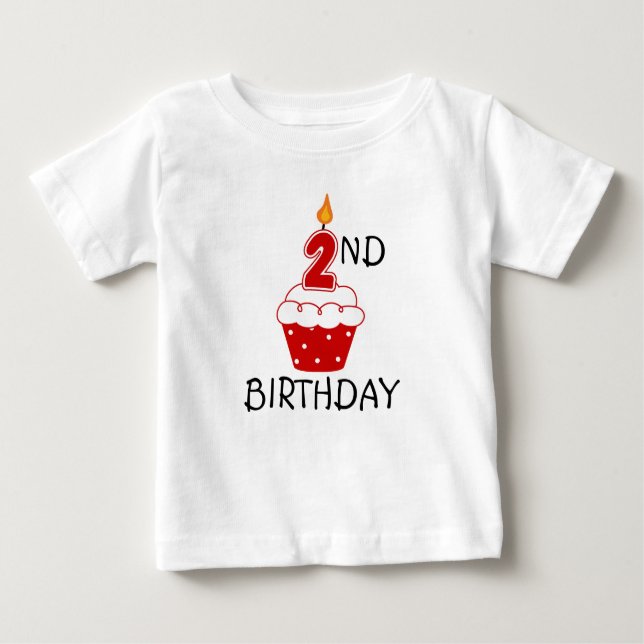 2nd Birthday T-Shirt for Kids (Front)
