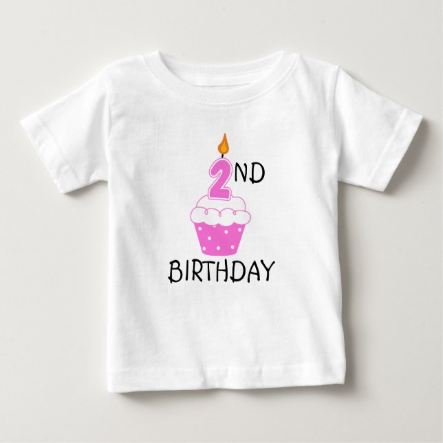 2nd Birthday T-Shirt for Kids (Front)