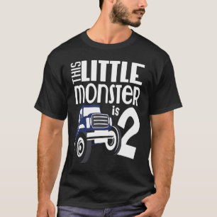 2nd Birthday This Little Monster Is 2 T-Shirt