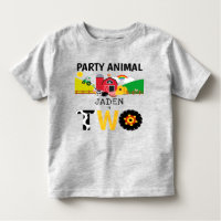 2nd Birthday Two Year Old Farm Party Animal