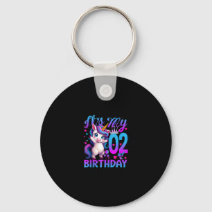 2nd birthday unicorn It's my 2nd birthday Tank Top Key Ring