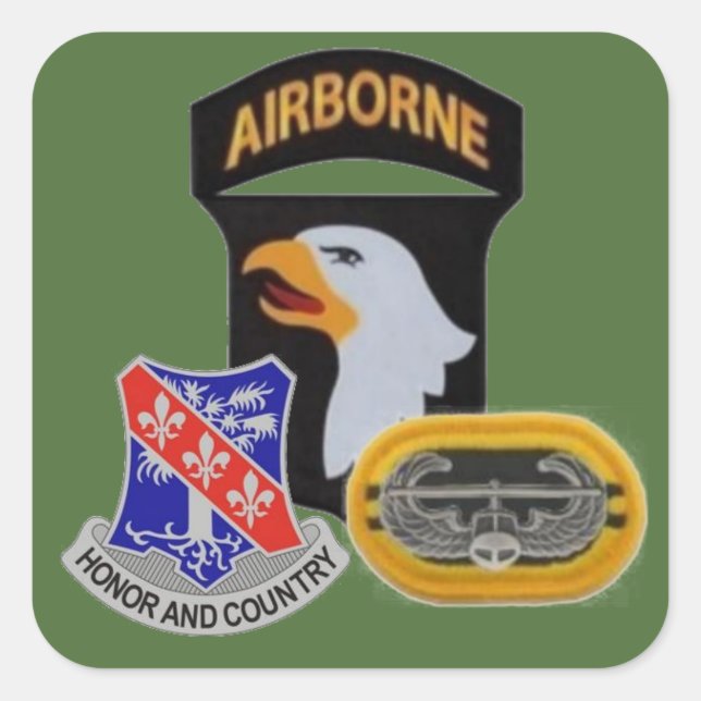 2ND BN 327TH INFANTRY 101ST AIRBORNE STICKERS (Front)
