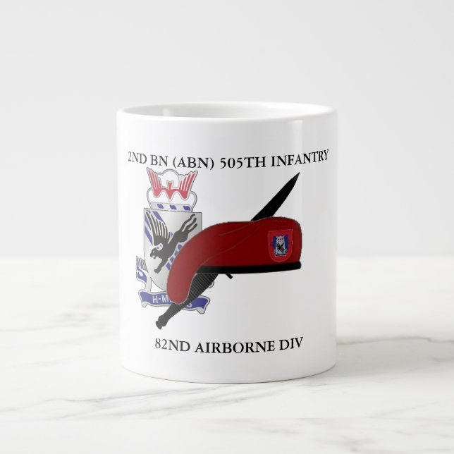 2ND BN (ABN) 505TH INFANTRY JUMBO MUG (Front)