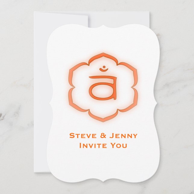 2nd Chakra - Svadhisthana Invitation (Front)