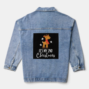 2nd Christmas Reindeer Denim Jacket