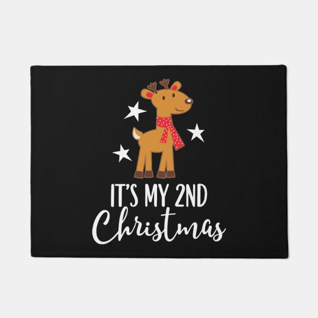 2nd Christmas Reindeer Doormat (Front)
