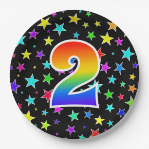 2nd Event: Bold, Fun, Colourful Rainbow 2 Paper Plate