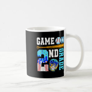 2nd Grade Back To School Baseball Drip Ice Cream G Coffee Mug