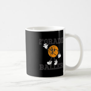 2nd Grade Baller Basketball Back to School - Kids  Coffee Mug