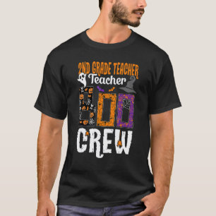 2nd Grade Boo Crew Teacher Student Halloween Cost T-Shirt