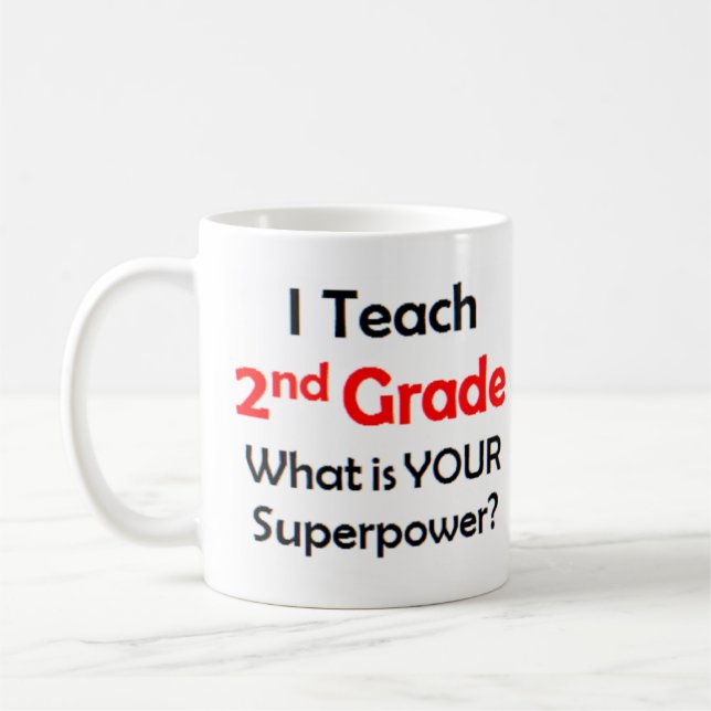 2nd grade coffee mug (Left)