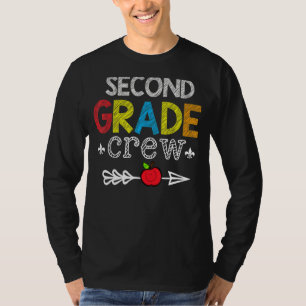 2nd Grade Crew Teacher Student Back To School T-Shirt