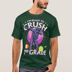 2nd Grade Dabbing Astronaut Back to School Im Read T-Shirt