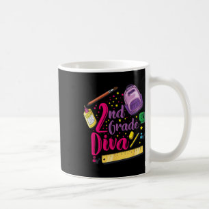 2nd Grade Diva First Day Of School Girl Clothes Gi Coffee Mug