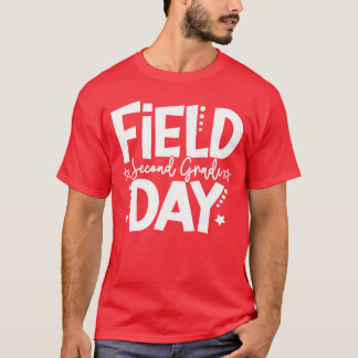 2nd Grade Field Day 2025 Let The Games Begin Kids  T-Shirt