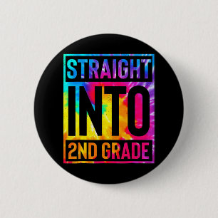 2nd Grade  First Day of School Back To Boys Girls  6 Cm Round Badge