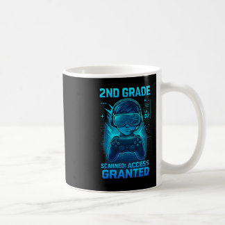 2nd Grade Gamer Access Granted Kids Gaming Tee Coffee Mug
