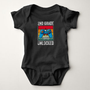2nd Grade Gamer First Day Of School Kids Gift Baby Bodysuit