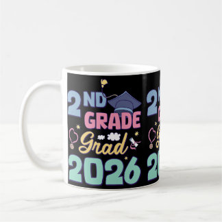 2nd Grade Graduation 2026 Proud Grad Second Grade  Coffee Mug
