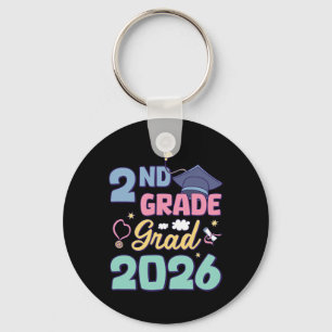 2nd Grade Graduation 2026 Proud Grad Second Grade Key Ring